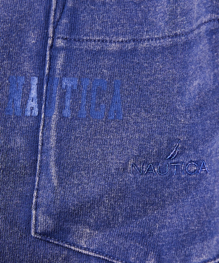 NAUTICA Bleach Washed Hidden Logo S/S PKT Tee 漂染隱藏LOGO短袖口袋T恤上衣