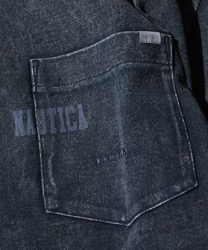 NAUTICA Bleach Washed Hidden Logo S/S PKT Tee 漂染隱藏LOGO短袖口袋T恤上衣