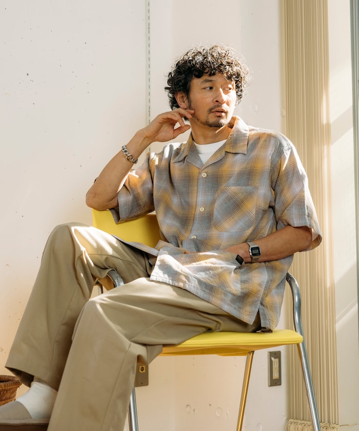 PENDLETON 雙層紗格紋短袖襯衫