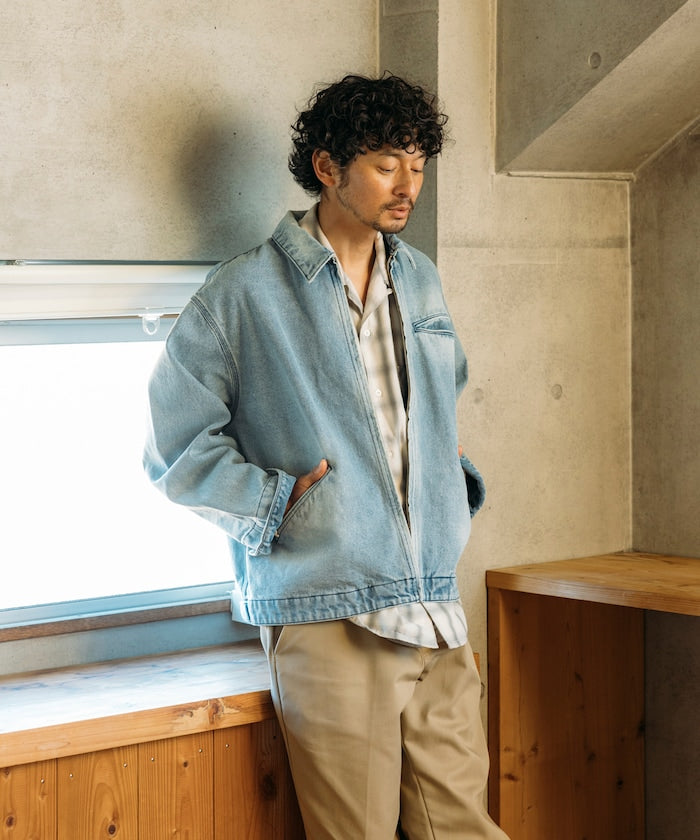 FREAK'S STORE 水洗加工牛仔丹寧短版外套