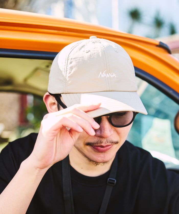 NANGA NYLON TUSSER BB CAP 品牌刺繡棒球帽