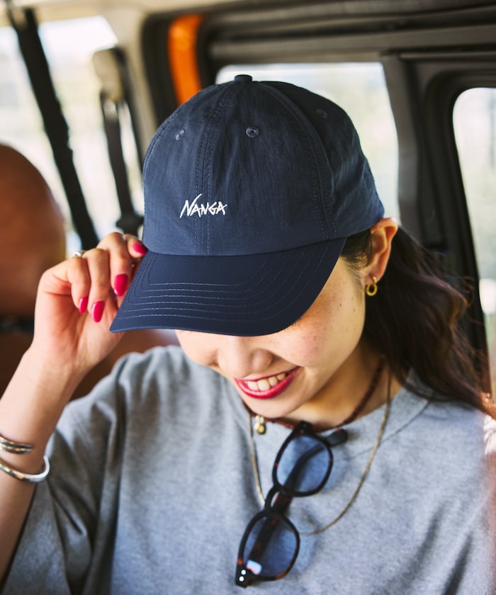 NANGA NYLON TUSSER BB CAP 品牌刺繡棒球帽