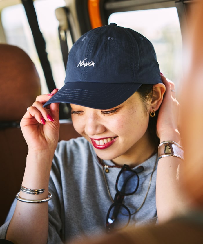 NANGA NYLON TUSSER BB CAP 品牌刺繡棒球帽