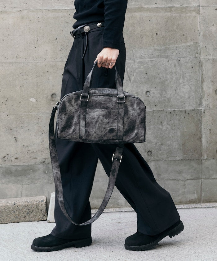 FREAK'S STORE LEATHERETTE Boston Bag 皮革波士頓包