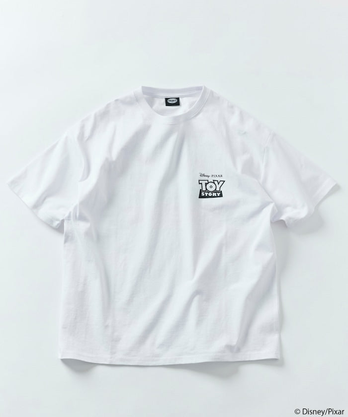 FREAK'S STORE x TOY STORY Big Silhouette Back Print Crew Neck T-Shirt / Pizza Planet 印花短袖T恤