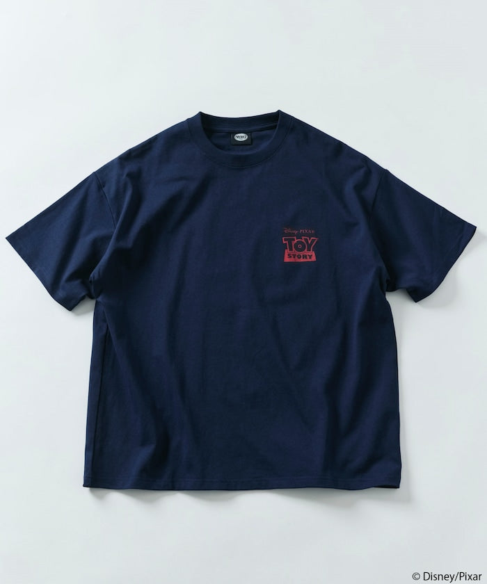 FREAK'S STORE x TOY STORY Big Silhouette Back Print Crew Neck T-Shirt / Pizza Planet 印花短袖T恤