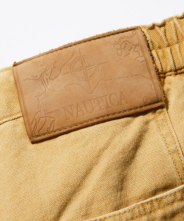 NAUTICA 超寬版弧形雙層及膝短褲