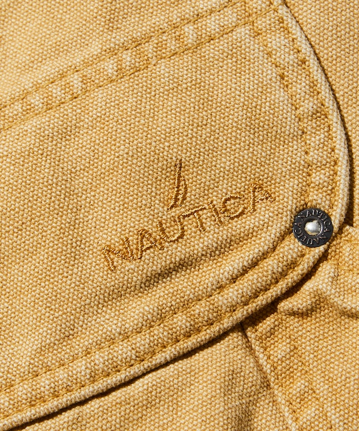 NAUTICA 超寬版弧形雙層及膝短褲