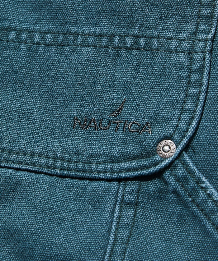 NAUTICA 超寬版弧形雙層及膝短褲