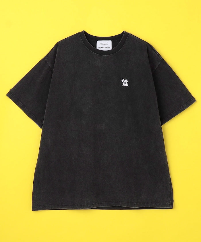 FREAK'S STORE × Matsui WARNING back print crew neck short 印花短袖T恤