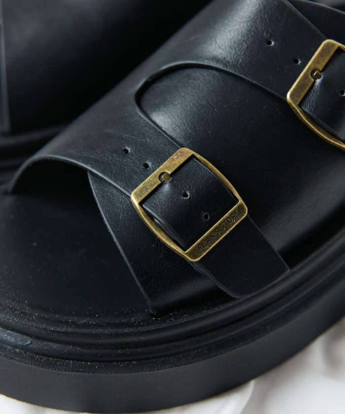FREAK'S STORE Double monk strap slide Sandal 雙扣厚底涼鞋