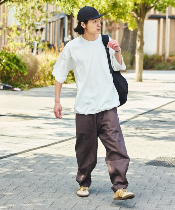 FREAK'S STORE Drymix® 寬版拼接短袖T恤上衣