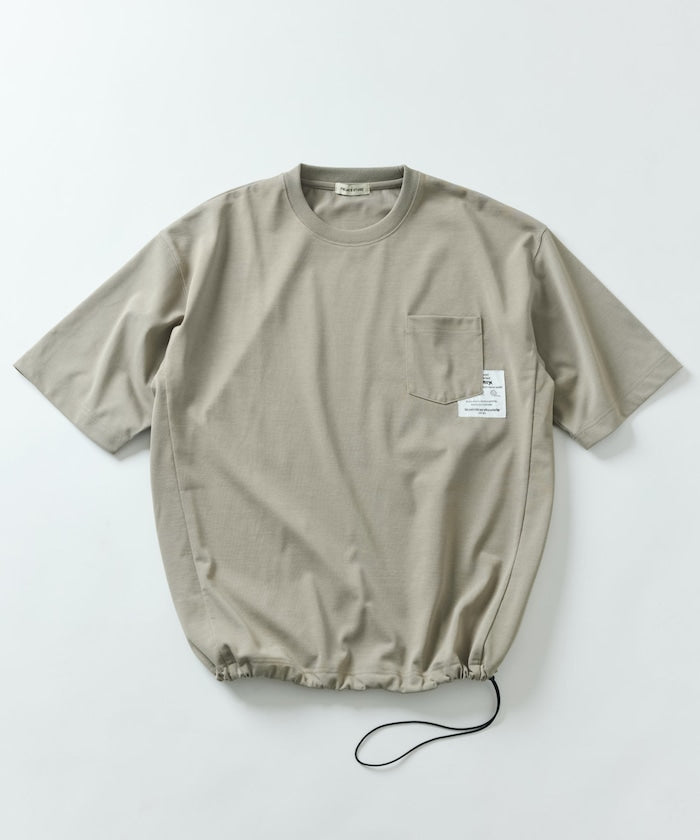 FREAK'S STORE Drymix® 寬版圓領口袋短袖T恤上衣