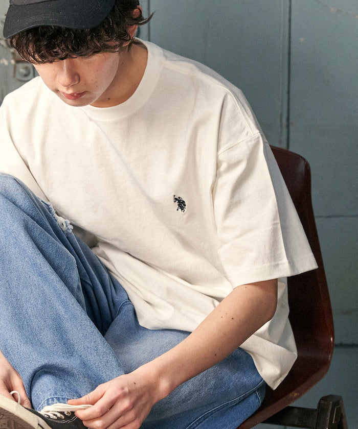U.S. POLO ASSN. Special order patch logo embroidered T-shirt 限定標誌刺繡短袖T恤