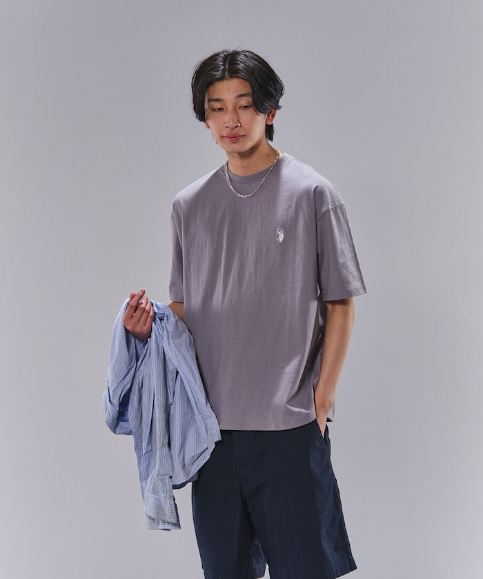U.S. POLO ASSN. Special order patch logo embroidered T-shirt 限定標誌刺繡短袖T恤
