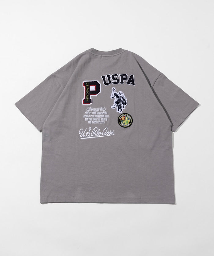 U.S. POLO ASSN. Special order patch logo embroidered T-shirt 限定標誌刺繡短袖T恤