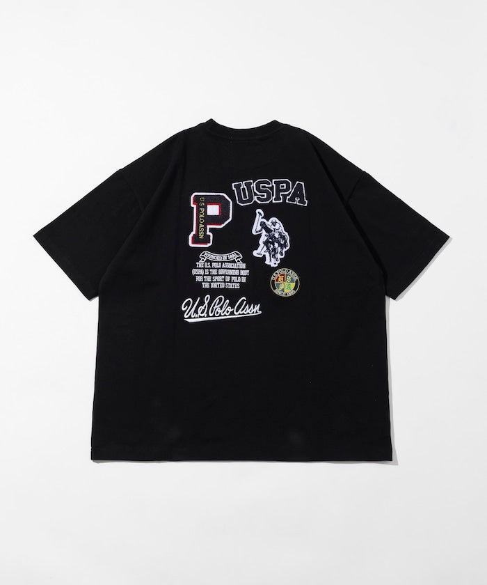 U.S. POLO ASSN. Special order patch logo embroidered T-shirt 限定標誌刺繡短袖T恤
