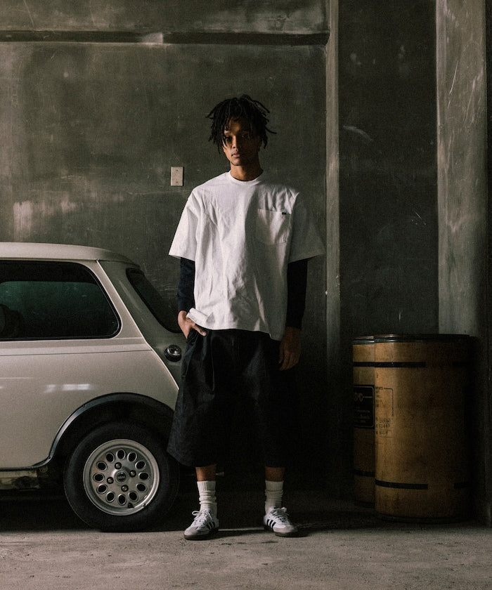 RED KAP 2TUCK BAGGY WIDE TWILL SHORTS PANTS 工裝短褲