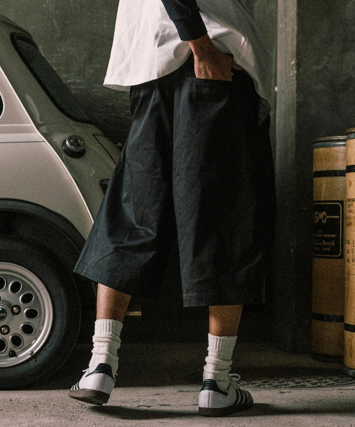 RED KAP 2TUCK BAGGY WIDE TWILL SHORTS PANTS 工裝短褲
