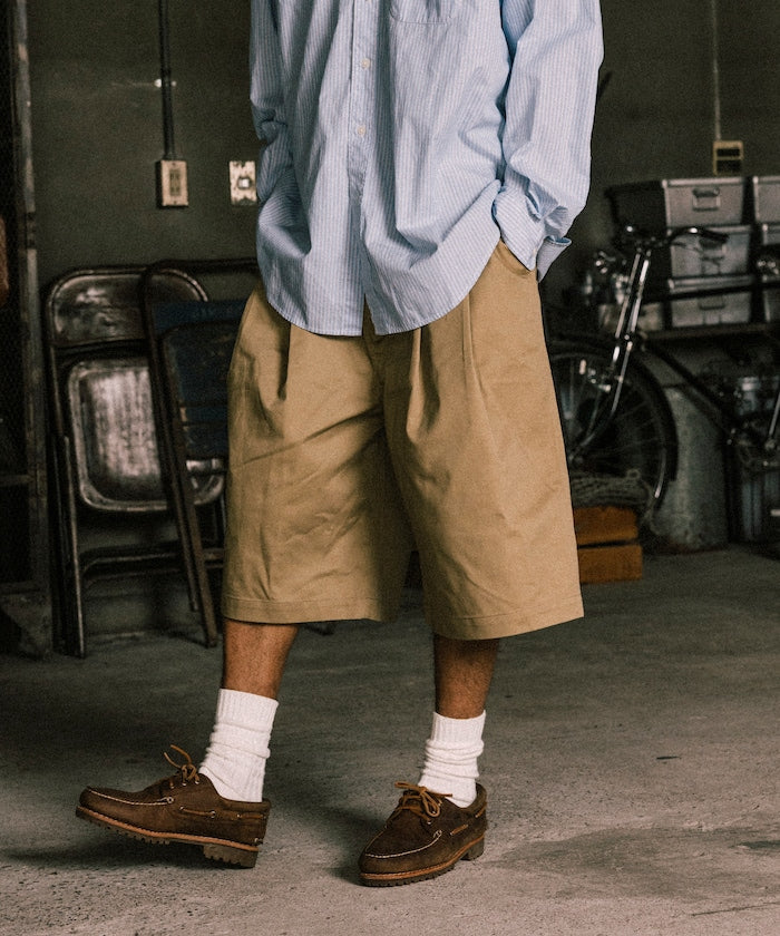 RED KAP 2TUCK BAGGY WIDE TWILL SHORTS PANTS 工裝短褲