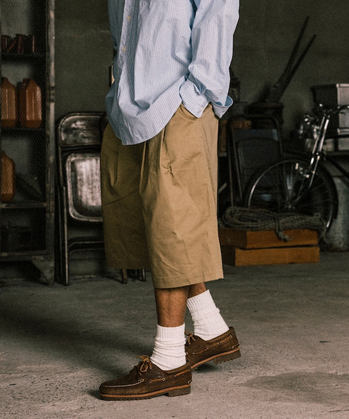 RED KAP 2TUCK BAGGY WIDE TWILL SHORTS PANTS 工裝短褲