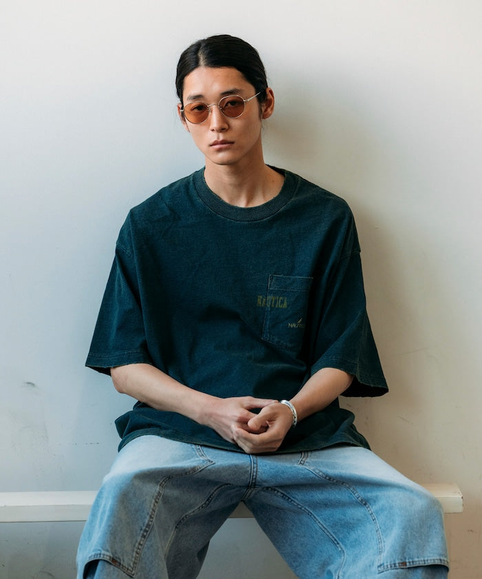 NAUTICA Mix Color Indigo S/S Tee 混色短袖T恤上衣