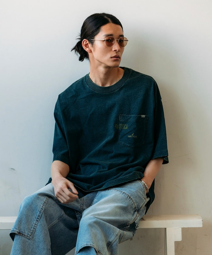 NAUTICA Mix Color Indigo S/S Tee 混色短袖T恤上衣