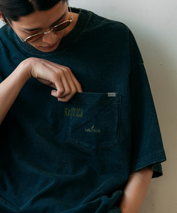 NAUTICA Mix Color Indigo S/S Tee 混色短袖T恤上衣