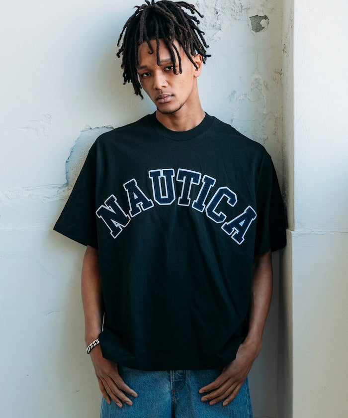 NAUTICA Logo短袖T恤上衣
