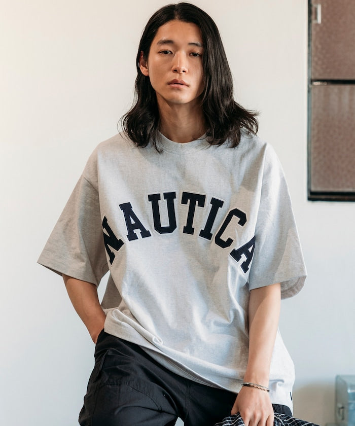 NAUTICA Logo短袖T恤上衣