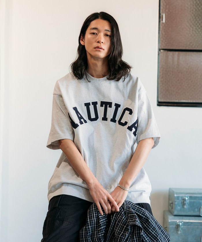 NAUTICA Logo短袖T恤上衣