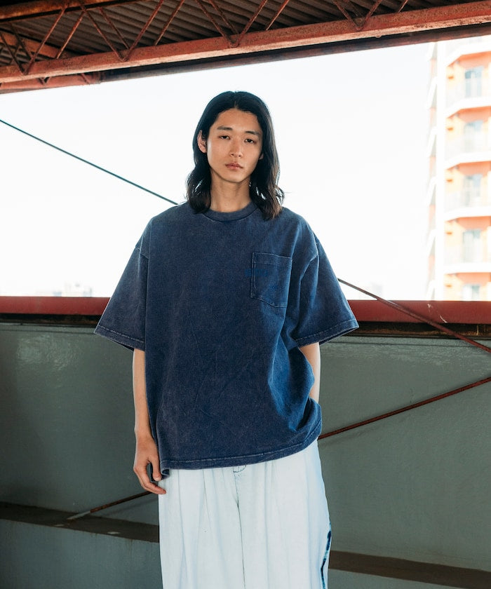 NAUTICA Bleach Washed Hidden Logo S/S PKT Tee 漂染隱藏LOGO短袖口袋T恤上衣