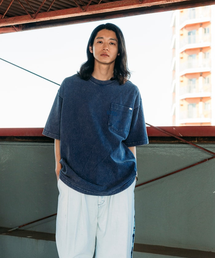 NAUTICA Bleach Washed Hidden Logo S/S PKT Tee 漂染隱藏LOGO短袖口袋T恤上衣