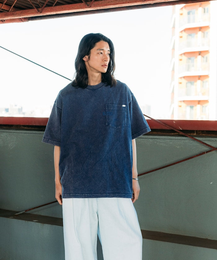 NAUTICA Bleach Washed Hidden Logo S/S PKT Tee 漂染隱藏LOGO短袖口袋T恤上衣