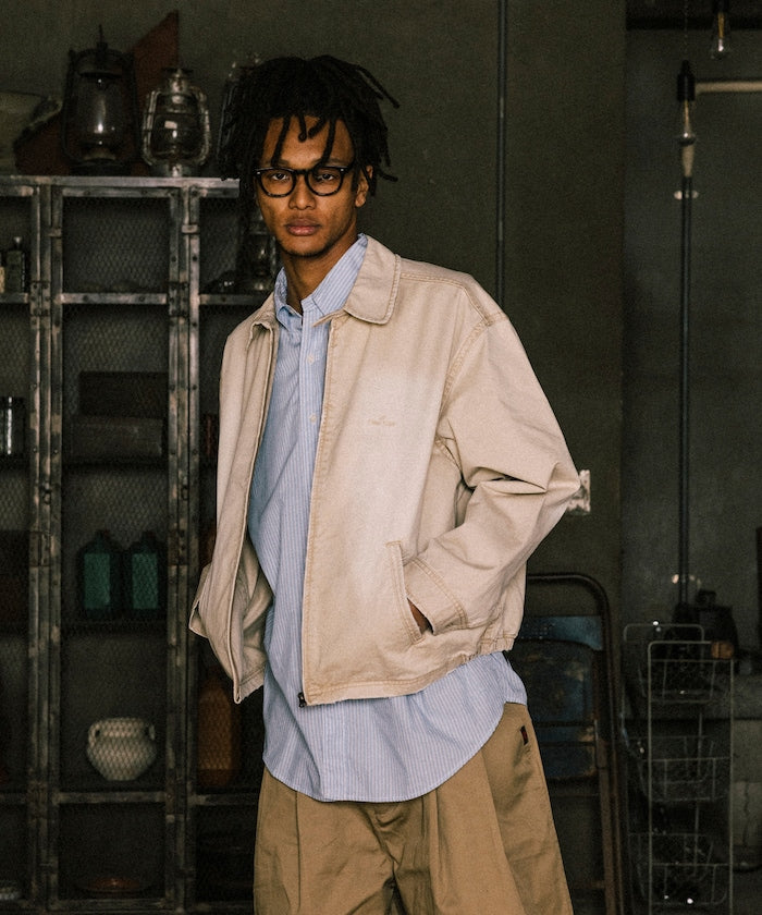 NAUTICA Garments Dyed Chino Zip Blouson SS 染色卡其布拉鍊短版外套 SS