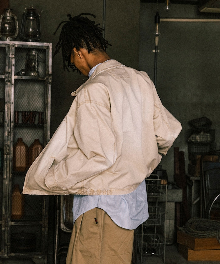 NAUTICA Garments Dyed Chino Zip Blouson SS 染色卡其布拉鍊短版外套 SS