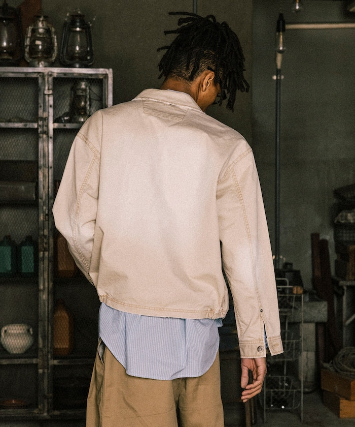 NAUTICA Garments Dyed Chino Zip Blouson SS 染色卡其布拉鍊短版外套 SS