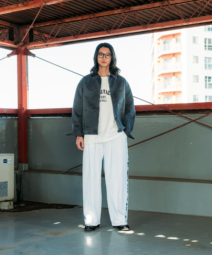 NAUTICA Garments Dyed Chino Zip Blouson SS 染色卡其布拉鍊短版外套 SS