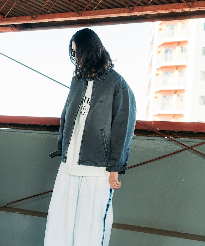 NAUTICA Garments Dyed Chino Zip Blouson SS 染色卡其布拉鍊短版外套 SS