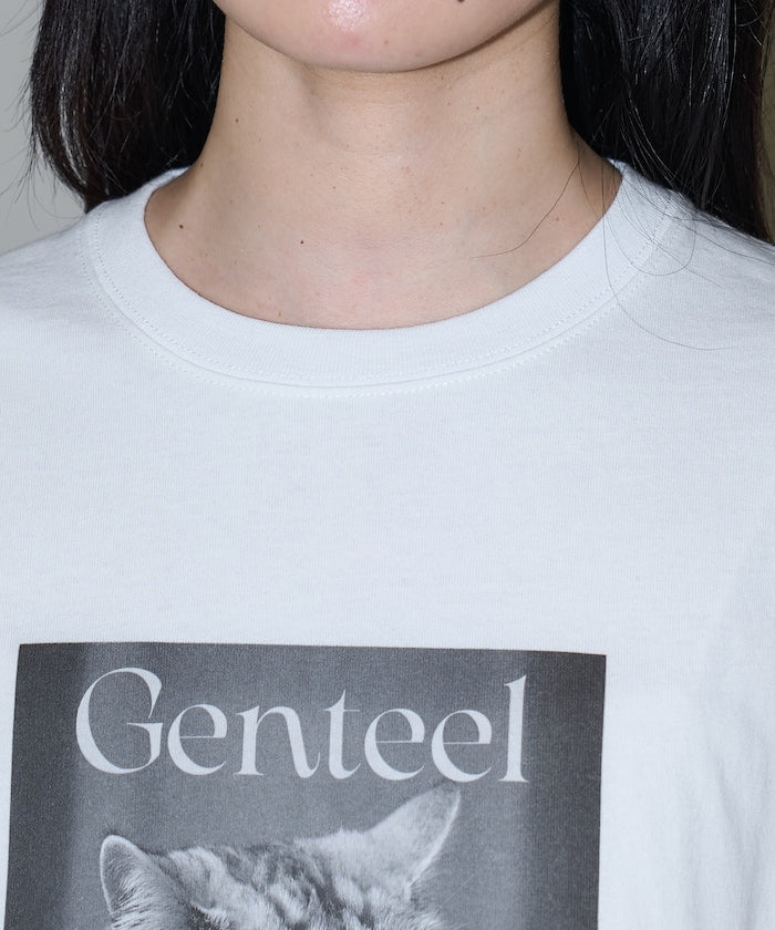 PUBLUX 限定 Genteel 貓咪印花 T 恤