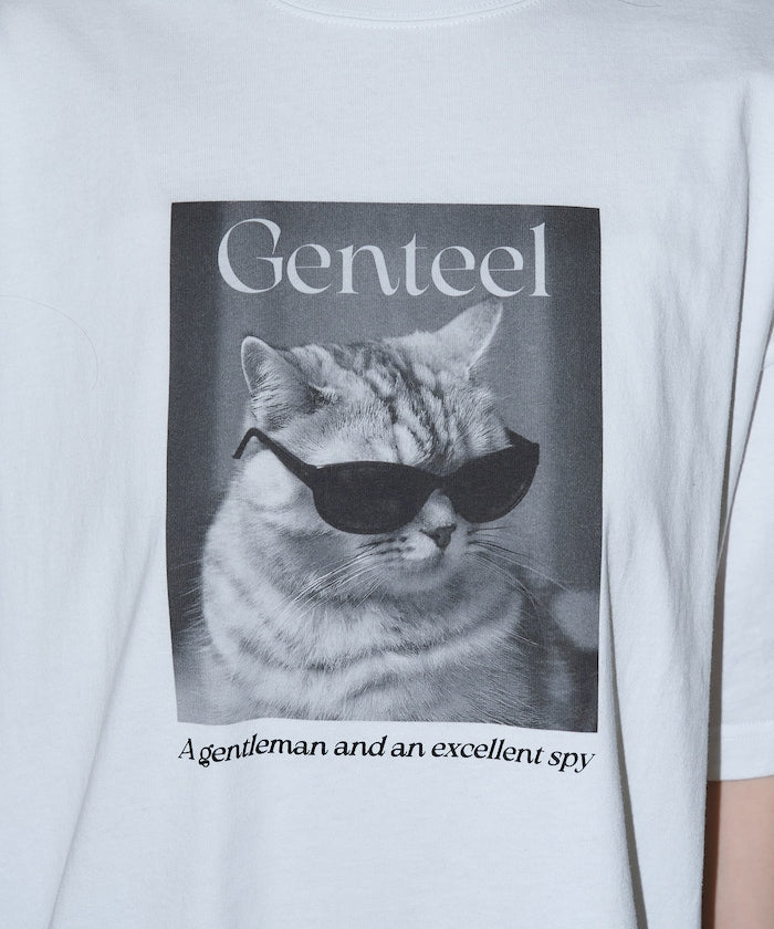 PUBLUX 限定 Genteel 貓咪印花 T 恤