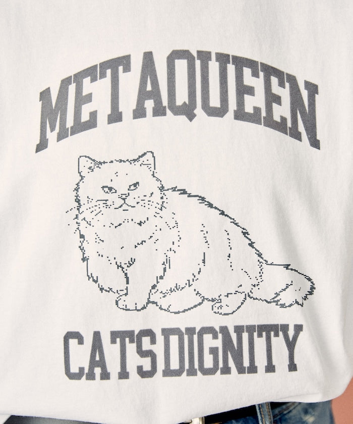 PUBLUX 限定 METAQUEEN 貓咪印花 T 恤