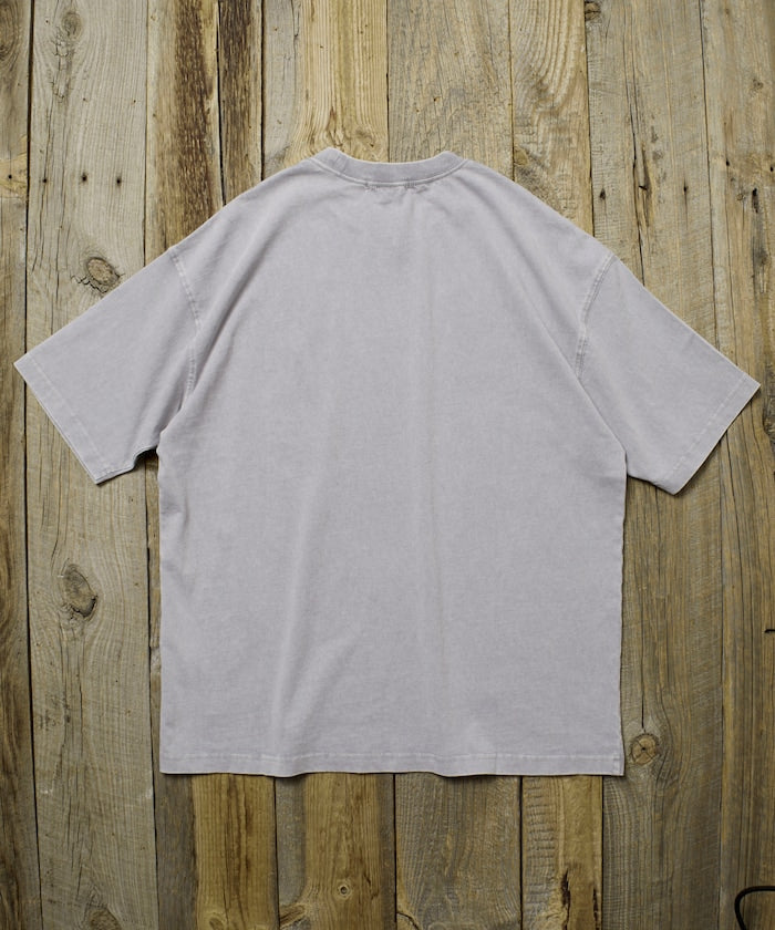 U.S. POLO ASSN. Special order one-point embroidered logo pigment T-shirt 簡約刺繡短袖T恤