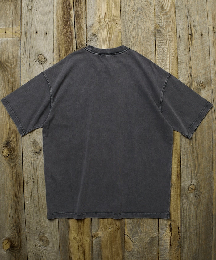 U.S. POLO ASSN. Special order one-point embroidered logo pigment T-shirt 簡約刺繡短袖T恤