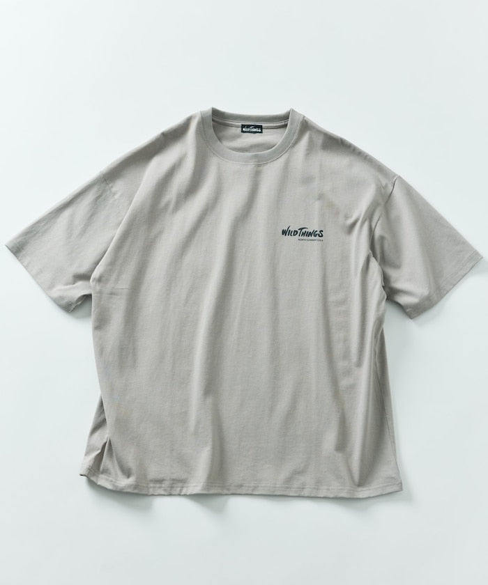 WILD THINGS × FREAK'S STORE 寬版LOGO圓領短袖T恤上衣