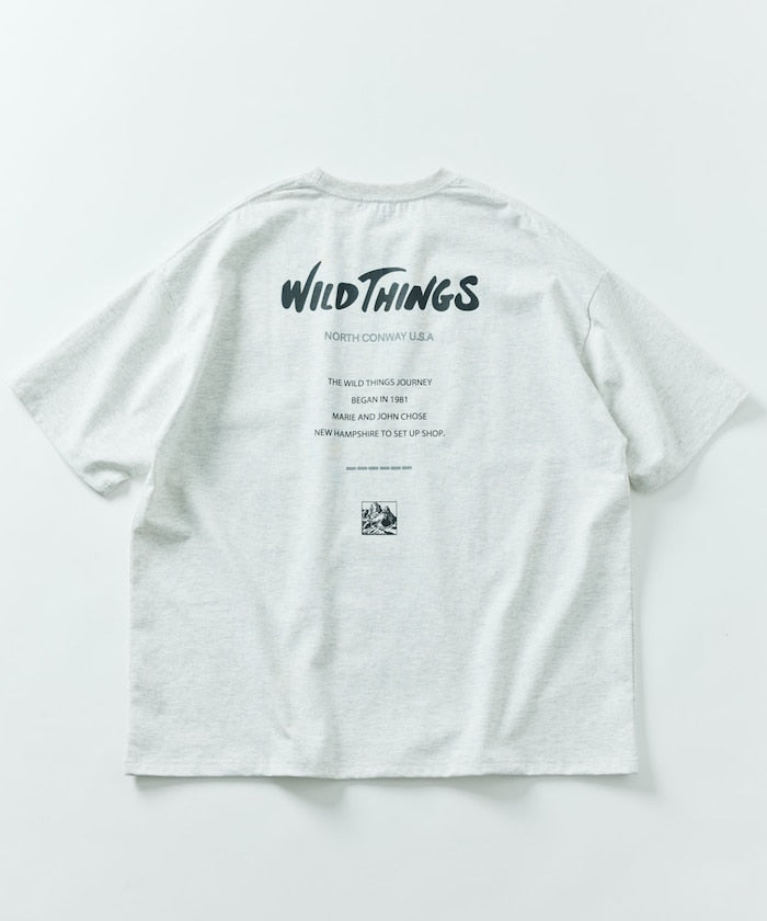 WILD THINGS × FREAK'S STORE 寬版LOGO圓領短袖T恤上衣