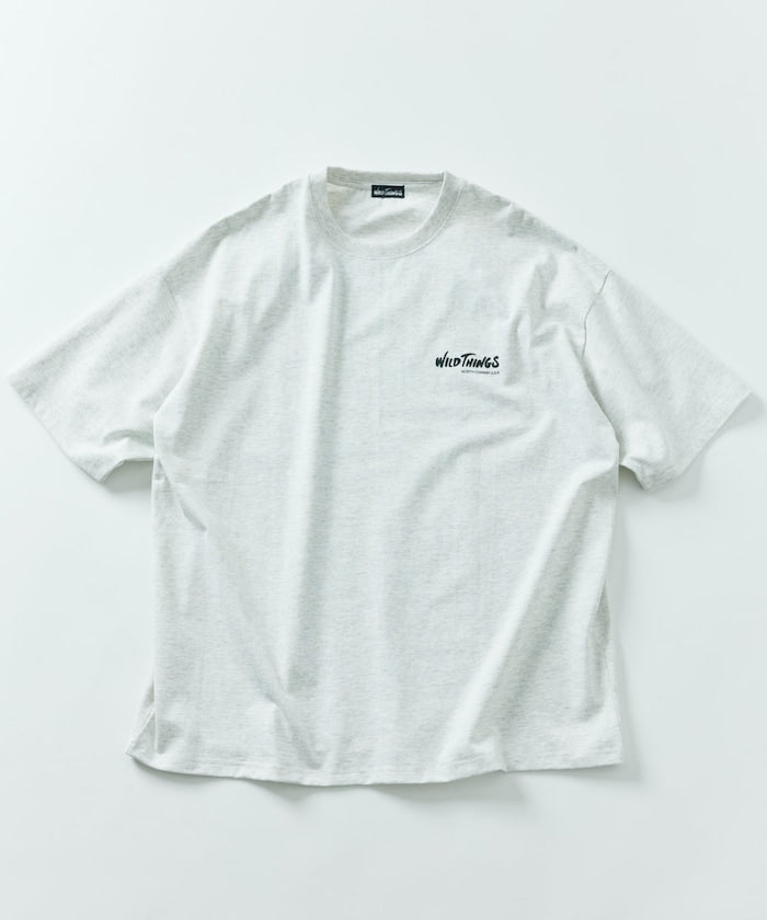 WILD THINGS × FREAK'S STORE 寬版LOGO圓領短袖T恤上衣