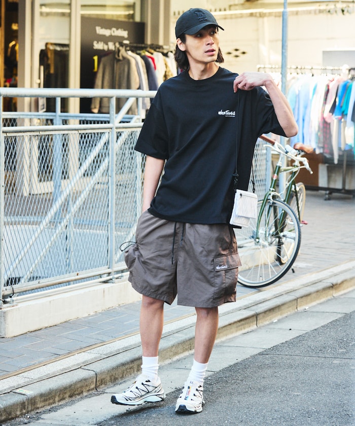 WILD THINGS × FREAK'S STORE 寬版LOGO圓領短袖T恤上衣