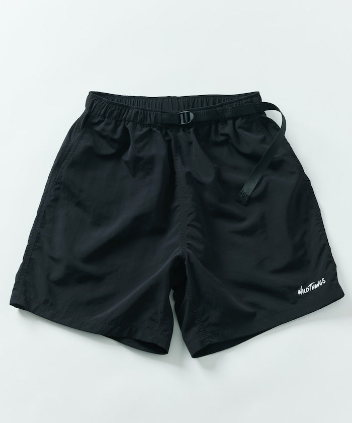 WILD THINGS × FREAK'S STORE 刺繡LOGO登山短褲