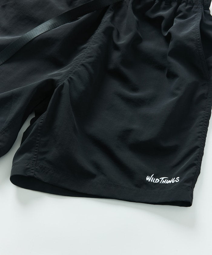 WILD THINGS × FREAK'S STORE 刺繡LOGO登山短褲